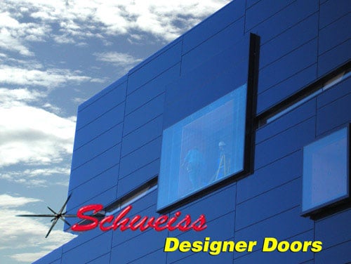 Close up of Designer Hydraulic Doors at Guthrie Theater