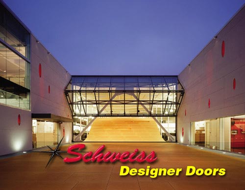 Large Designer Door at the Red Bull Headquarters