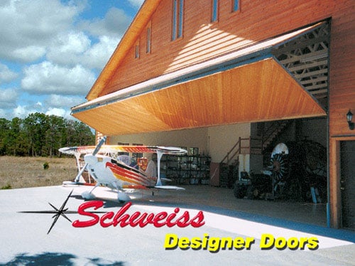 Aircraft Hangar with Designer Bi-Fold Door