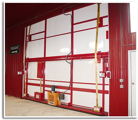bifold insulation door vertical doors plastic metal core siding backed durable sheeting