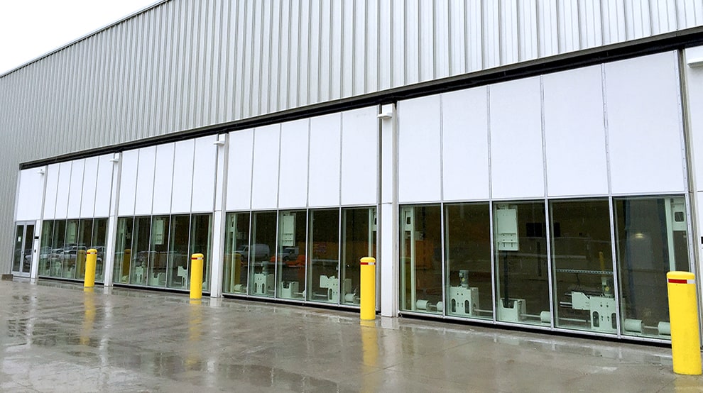 Schweiss bifold and hydraulic doors selected to be installed at Canadinan Forces base Schweiss bifold and hydraulic doors selected to be installed at Canadinan Forces base