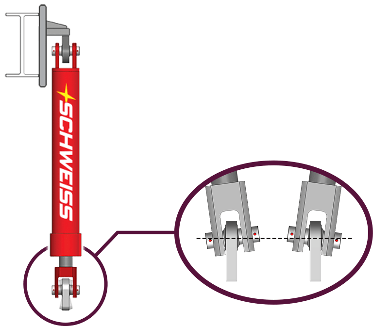 Unique Arkansas Doors by Schweiss hydraulic cylinders